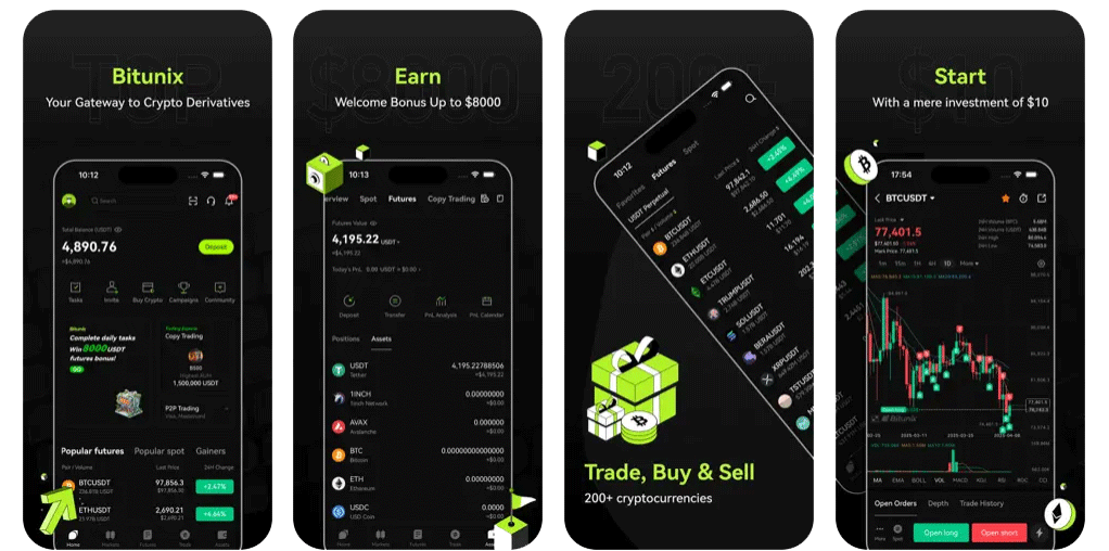 bitunix exchange mobile app